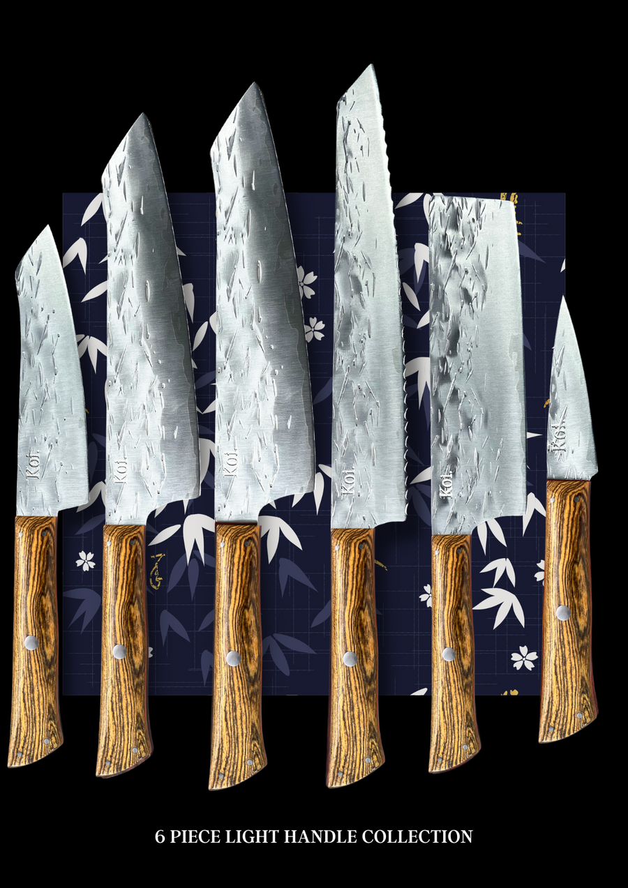 Bamboo & Ebony - 6 Piece Set - Koi Knives