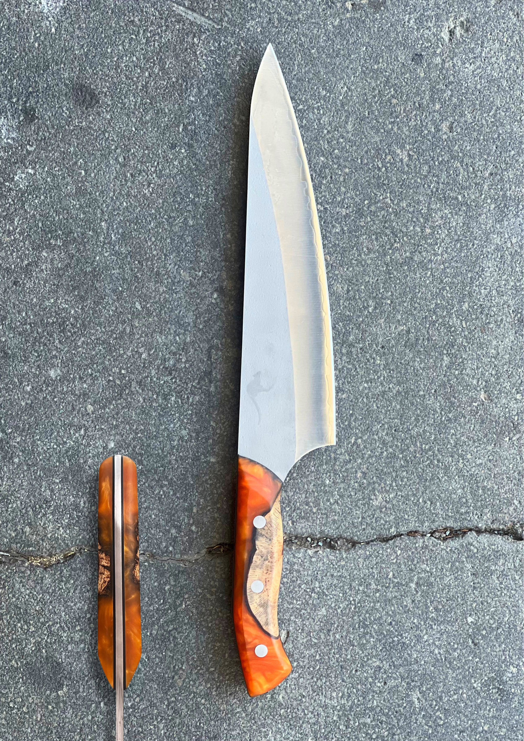 Australian Chef&#39;s Knife | The &quot;Big Red&quot; | Custom - Koi Knives