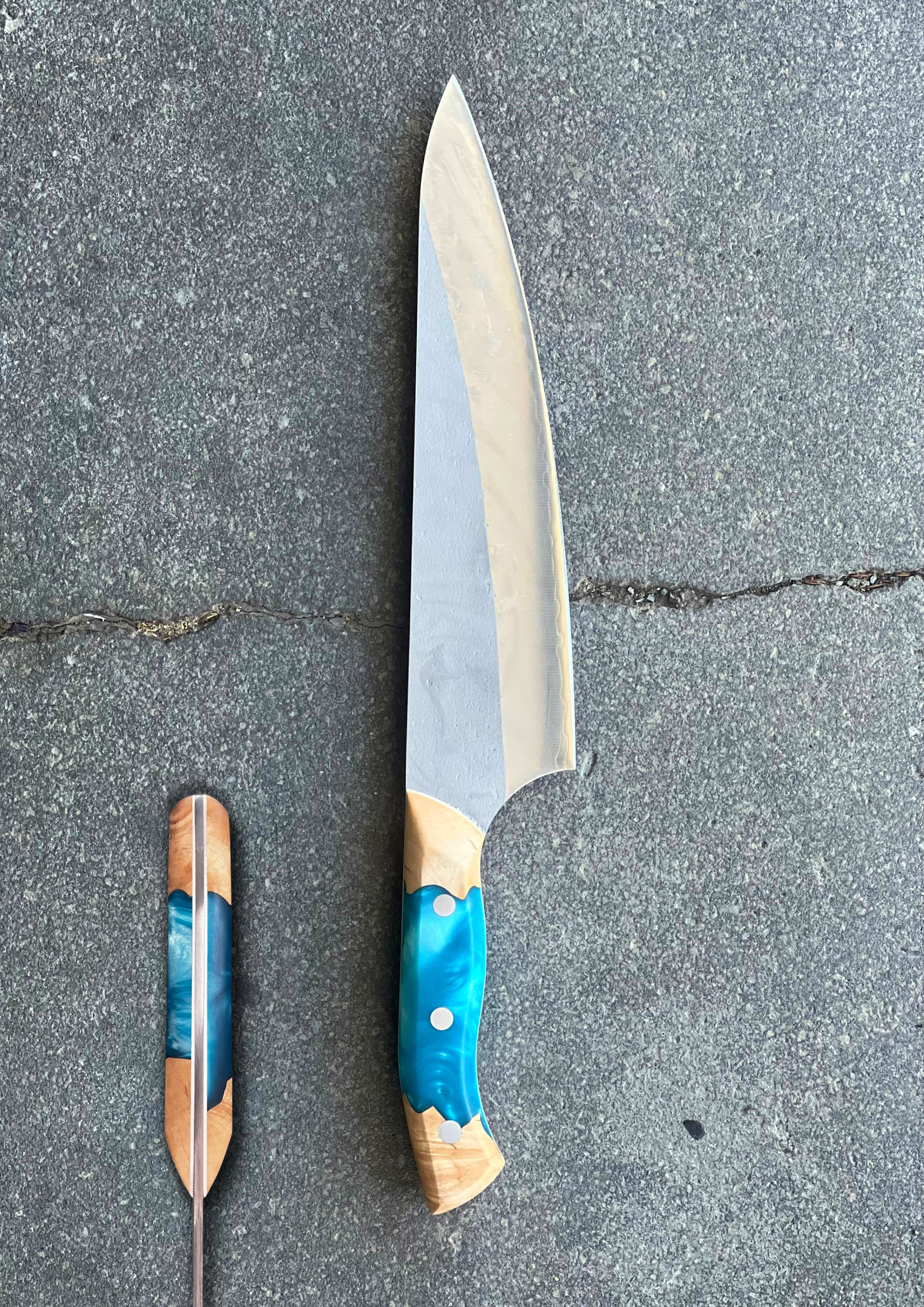 Australian Chef&#39;s Knife | The &quot;Big Red&quot; | Custom - Koi Knives