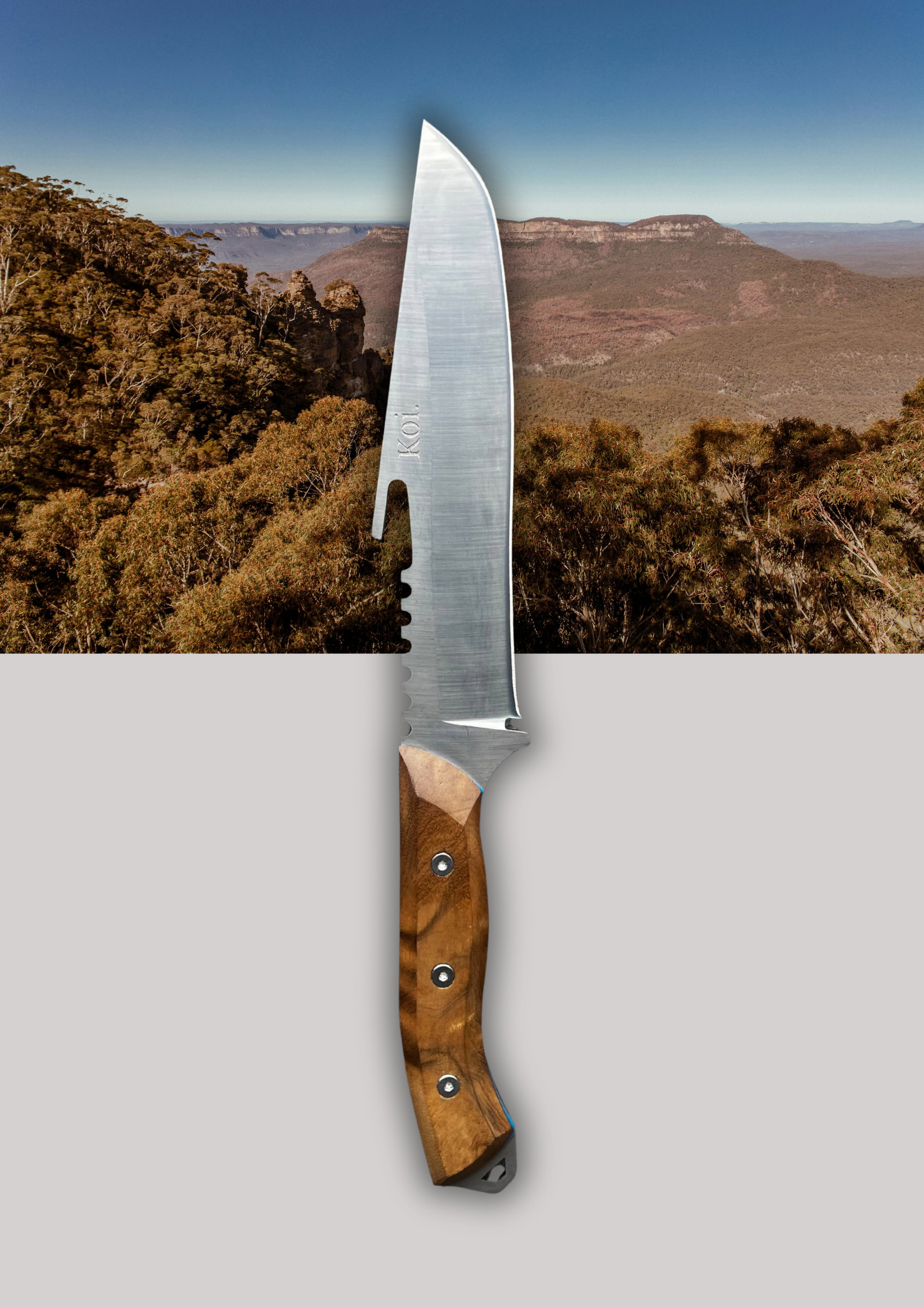 Bushman's Knife | Oak Handle