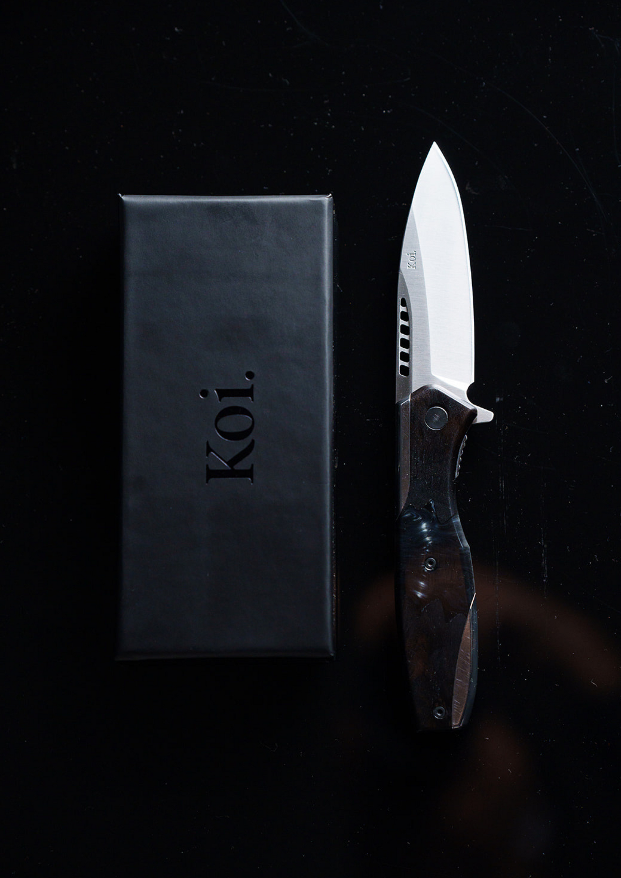 "Chris" | The Crow EDC Pocket Knife - Koi Knives