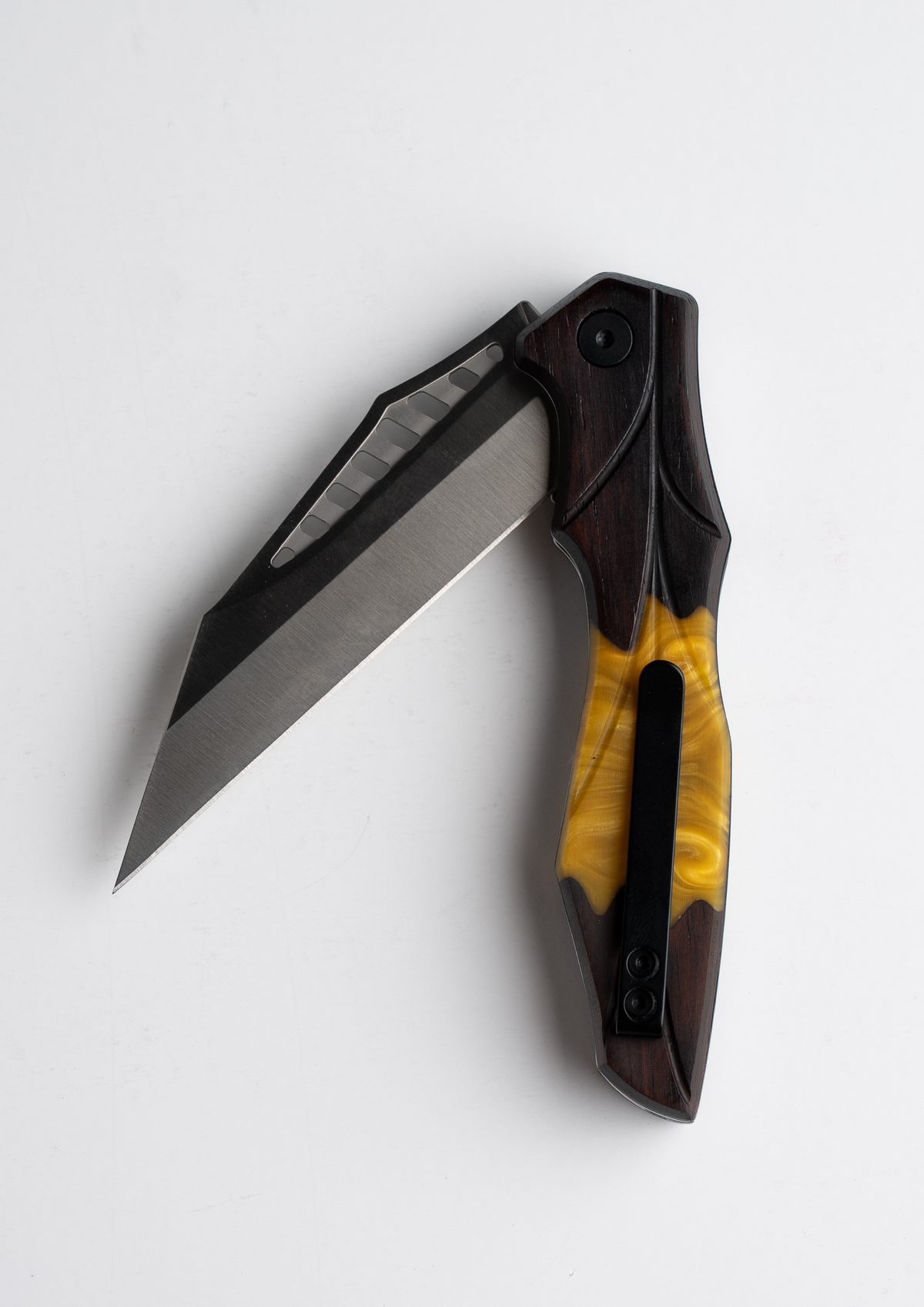 Evan the Wedge-Tailed Eagle pocket knife from the Koi Knives Aviary — a legal Australian EDC folder