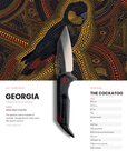 "Georgia" | The Glossy Black Cockatoo EDC Pocket Knife