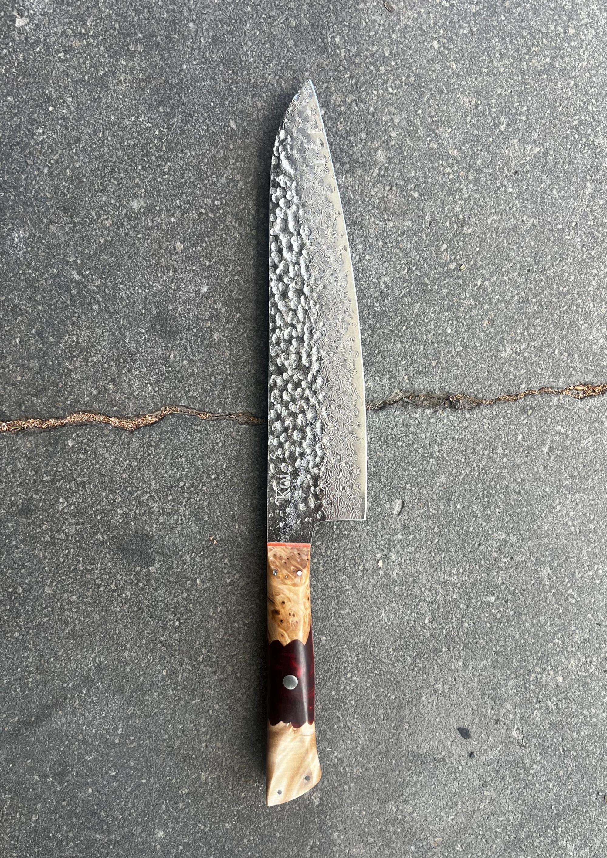 Hammered Gyuto - Koi Knives