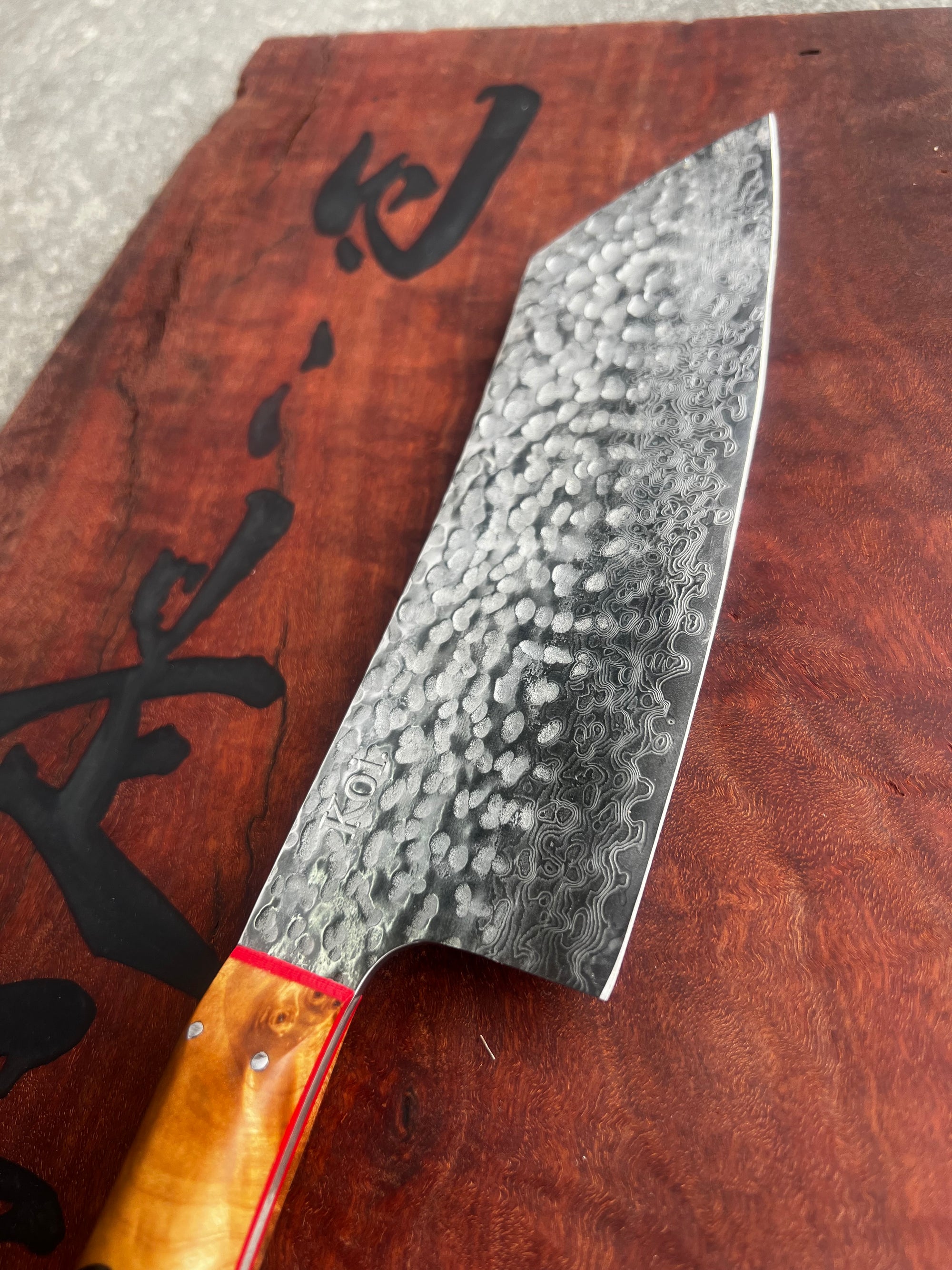 Hammered Bunka - Koi Knives