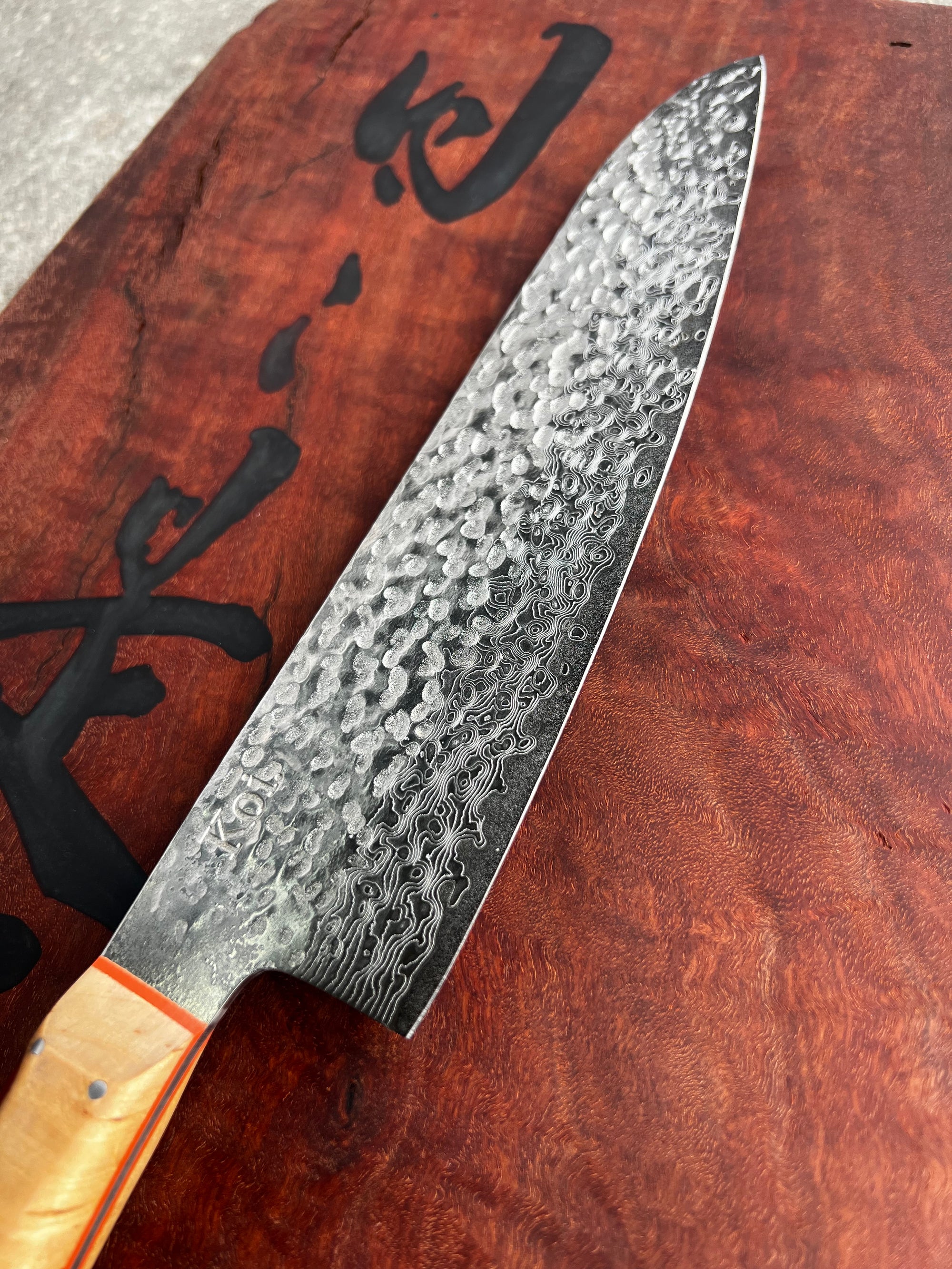 Hammered Gyuto - Koi Knives