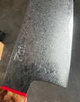 Chefs Knife | Damasus 67 | Teal (Blue) Handle - Koi Knives