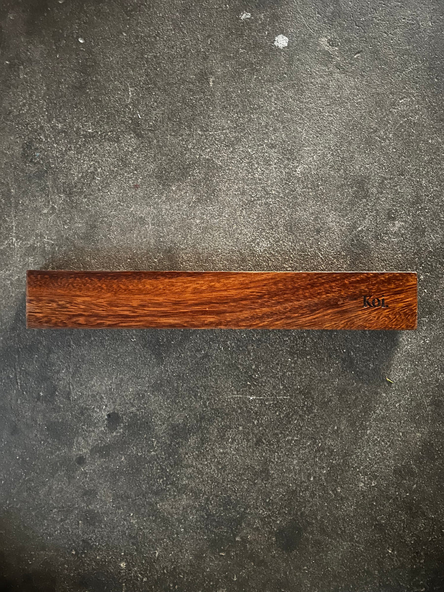 Magnetic Knife Rack - 45cm Walnut Wood - Koi Knives