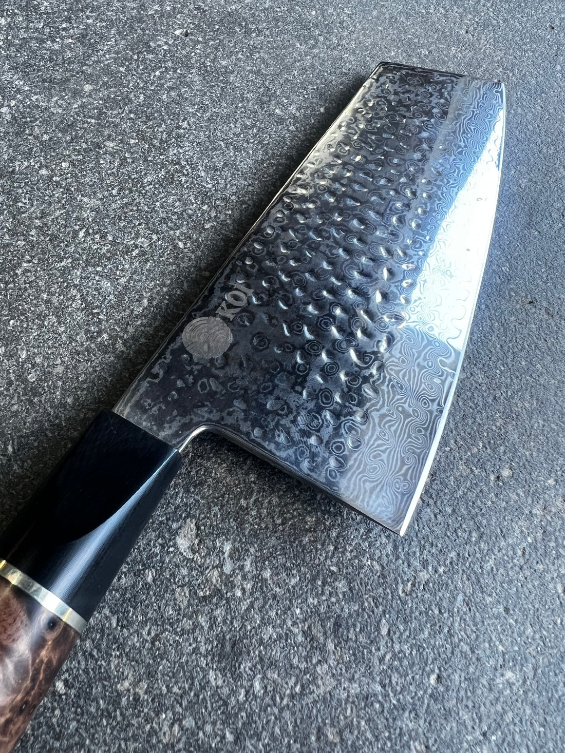 Ripple Collection Chopper | Cleaver | Kitchen Knife - Koi Knives