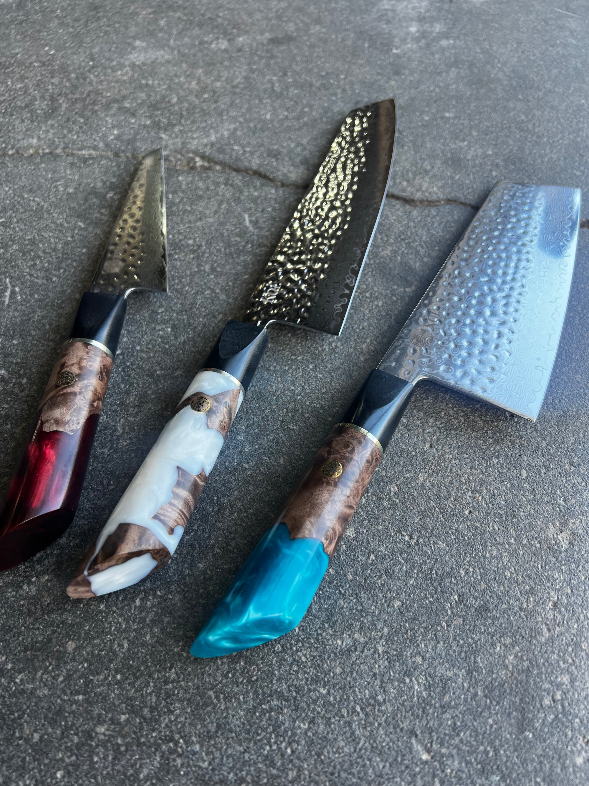 Japanese BBQ 3 Set - Boning, Chopping & Slicing - Koi Knives
