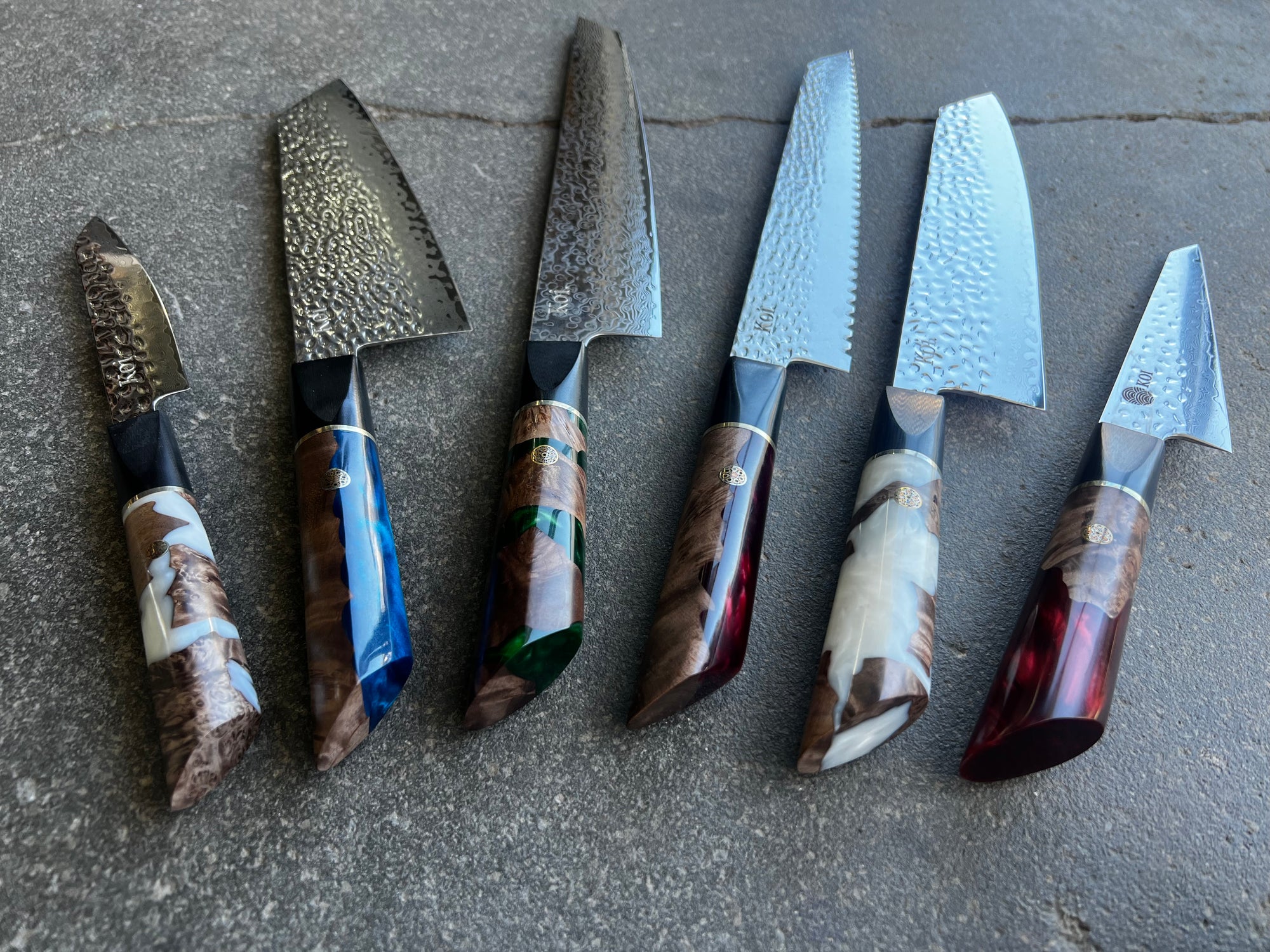 Japanese BBQ 6 Set - Koi Knives