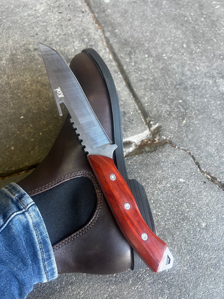 Bushman's Knife | Red Gum Handle - Koi Knives