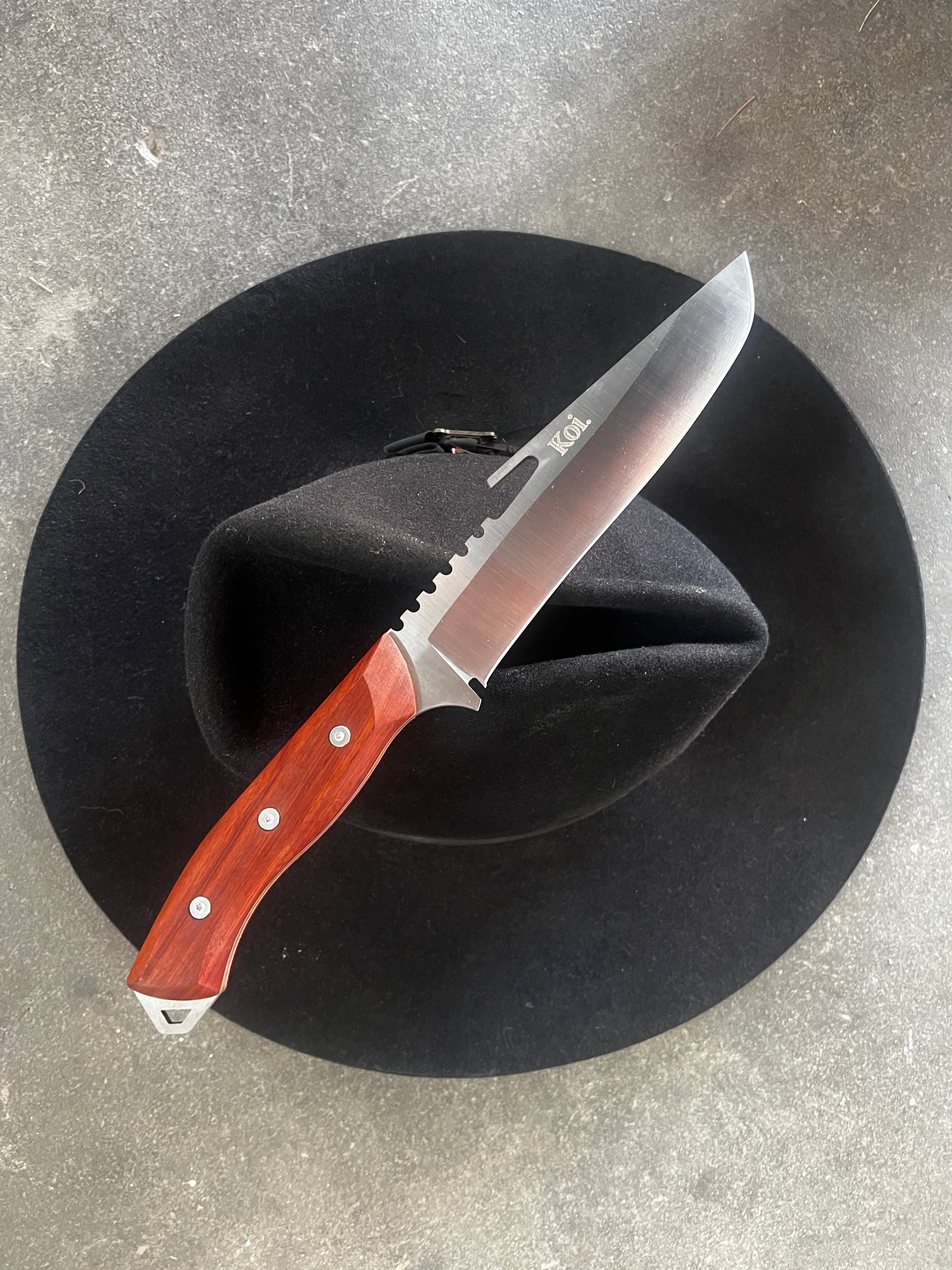Bushman's Knife | Red Gum Handle - Koi Knives