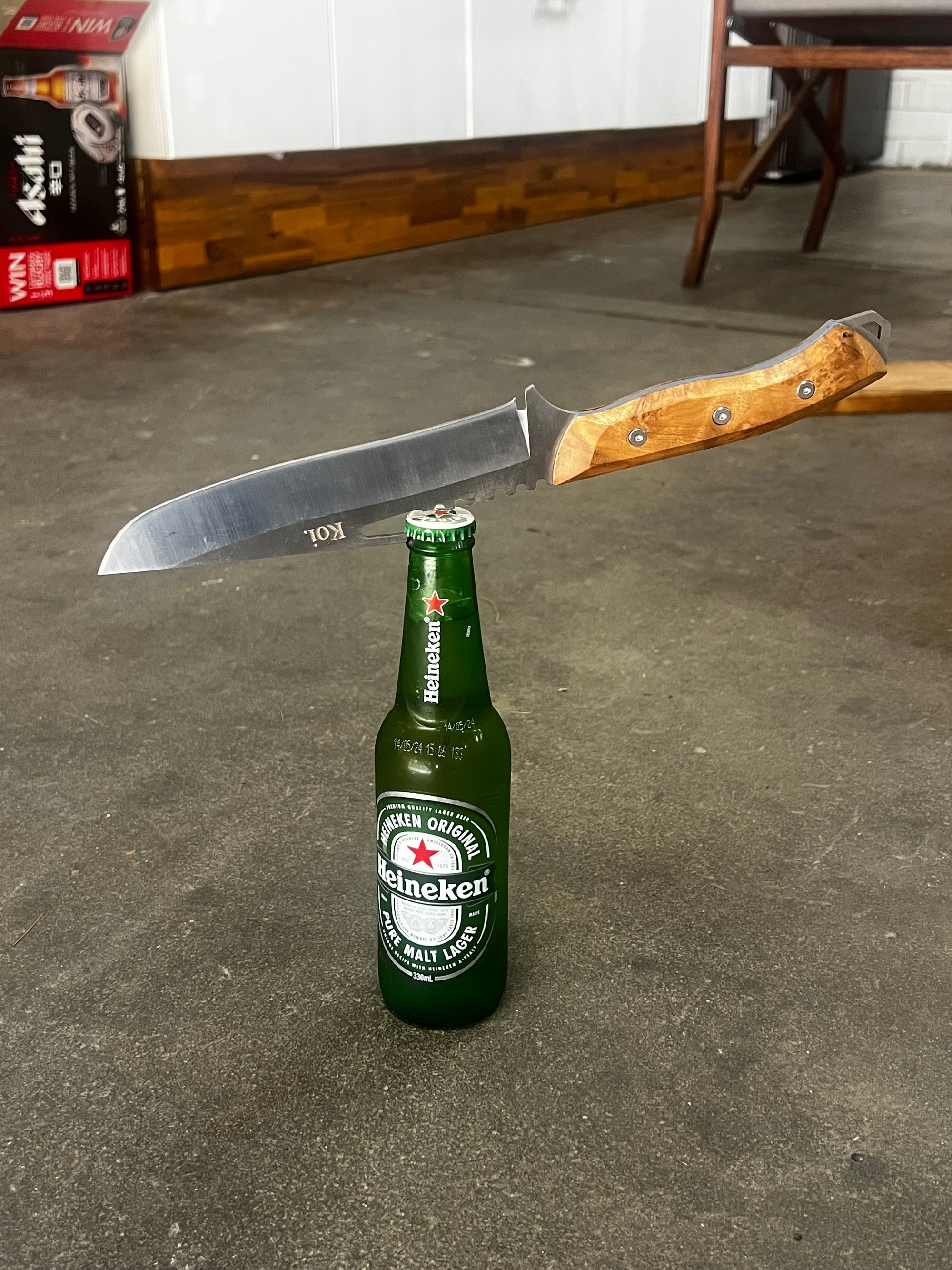 Bushman&#39;s Knife | Oak Handle - Koi Knives