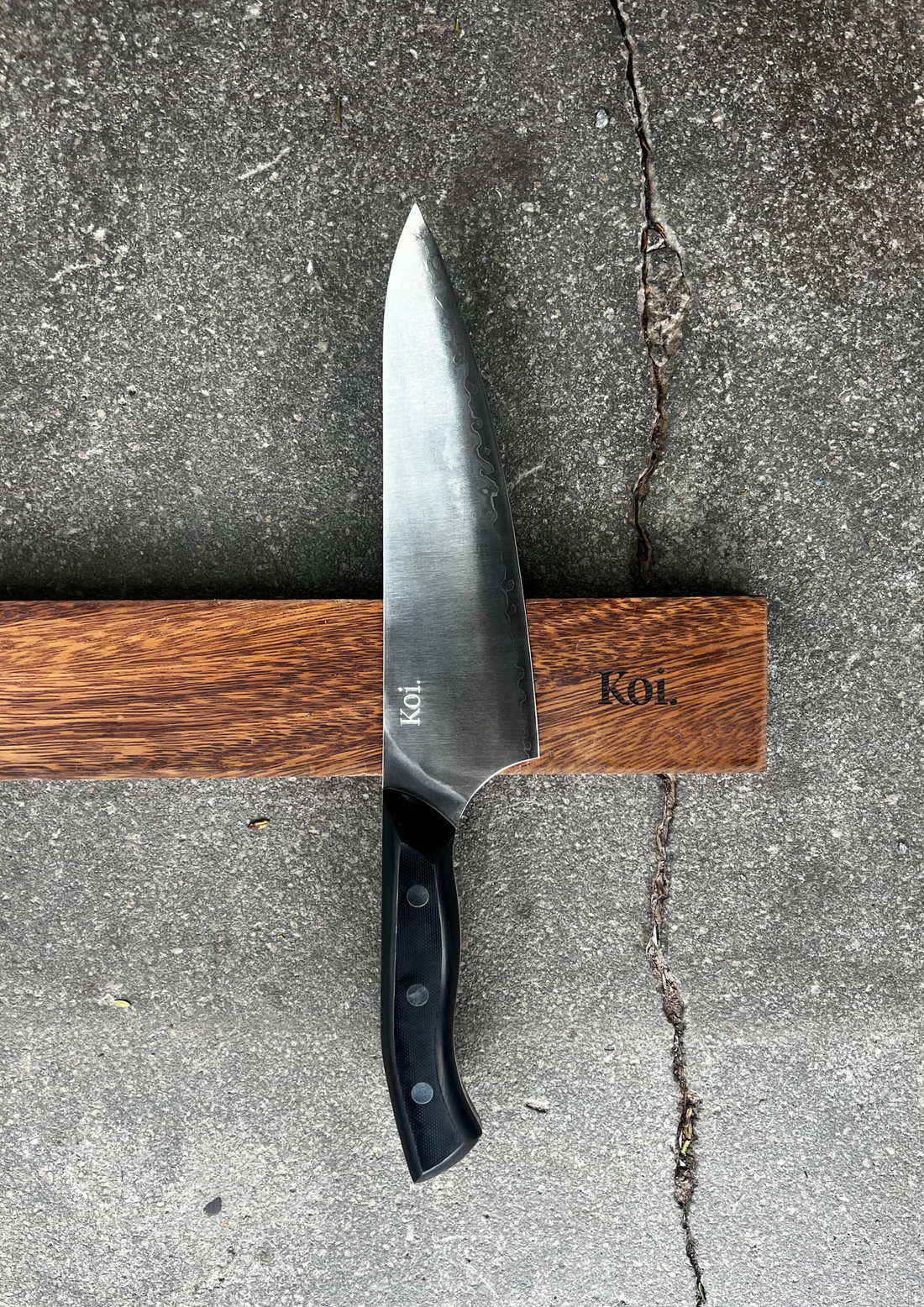 Patina Chef Knife | The "Wallaby" Knife | G10 Handle - Koi Knives