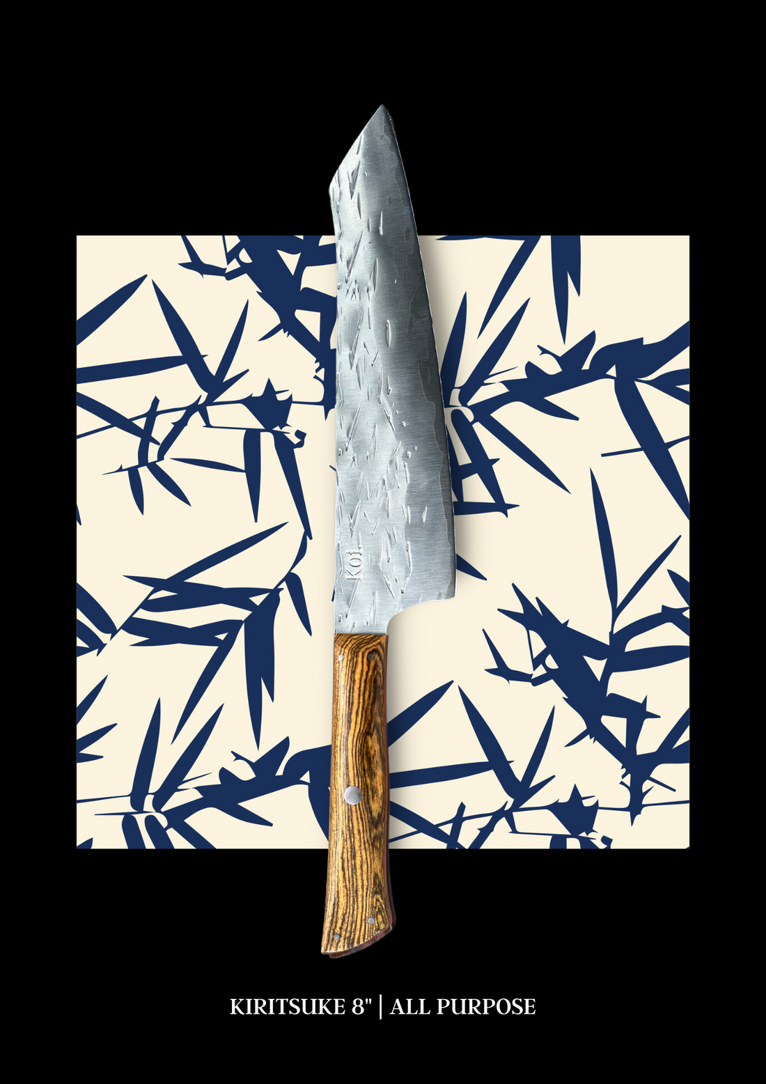 Bamboo & Ebony Kiritsuke *8 - Koi Knives