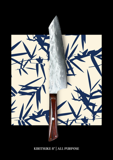 Bamboo & Ebony Kiritsuke *8 - Koi Knives