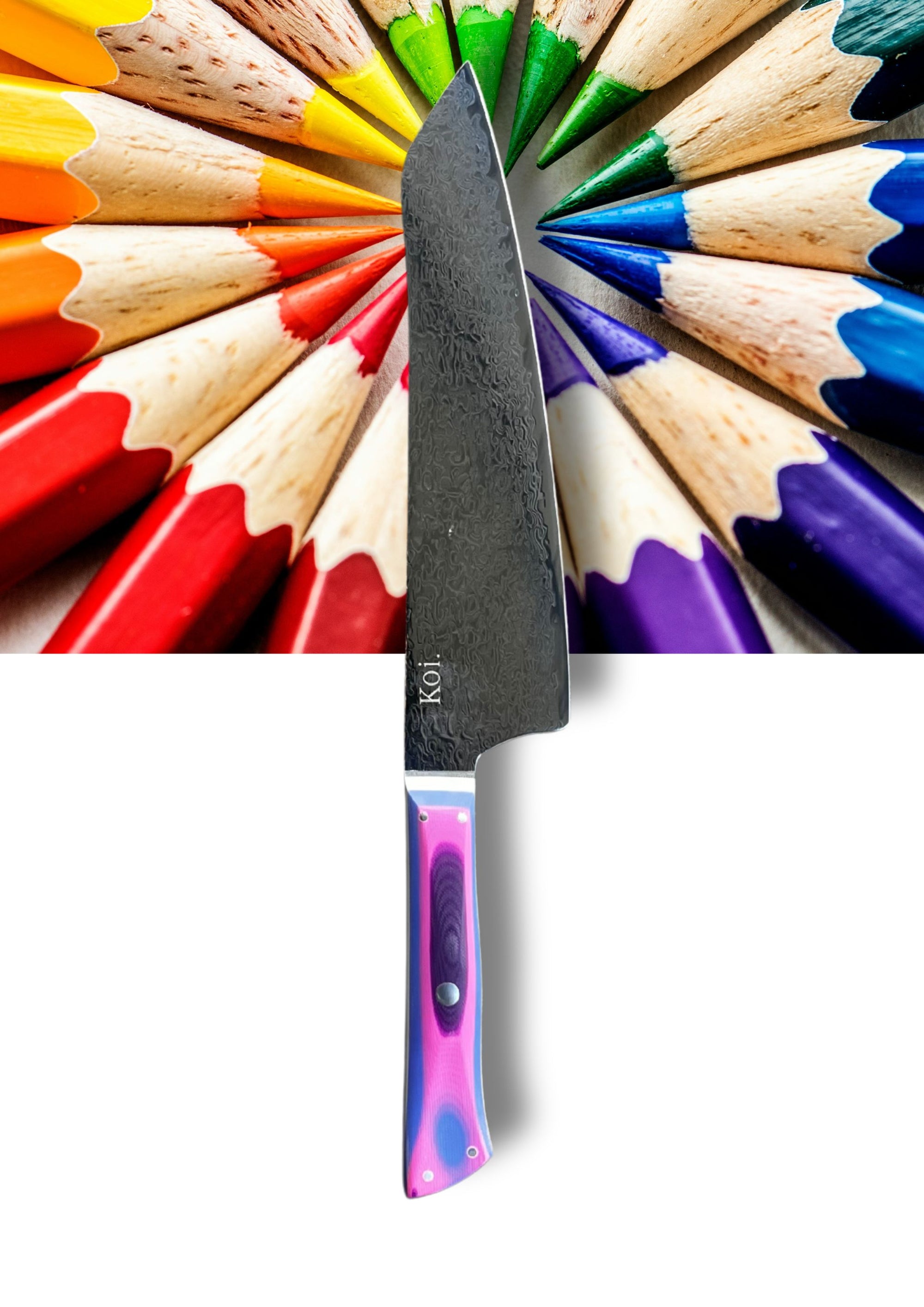 Kiritsuke Knife | "K-Tip" | Rainbow Collection