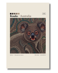 Koala art card by Koi Knives