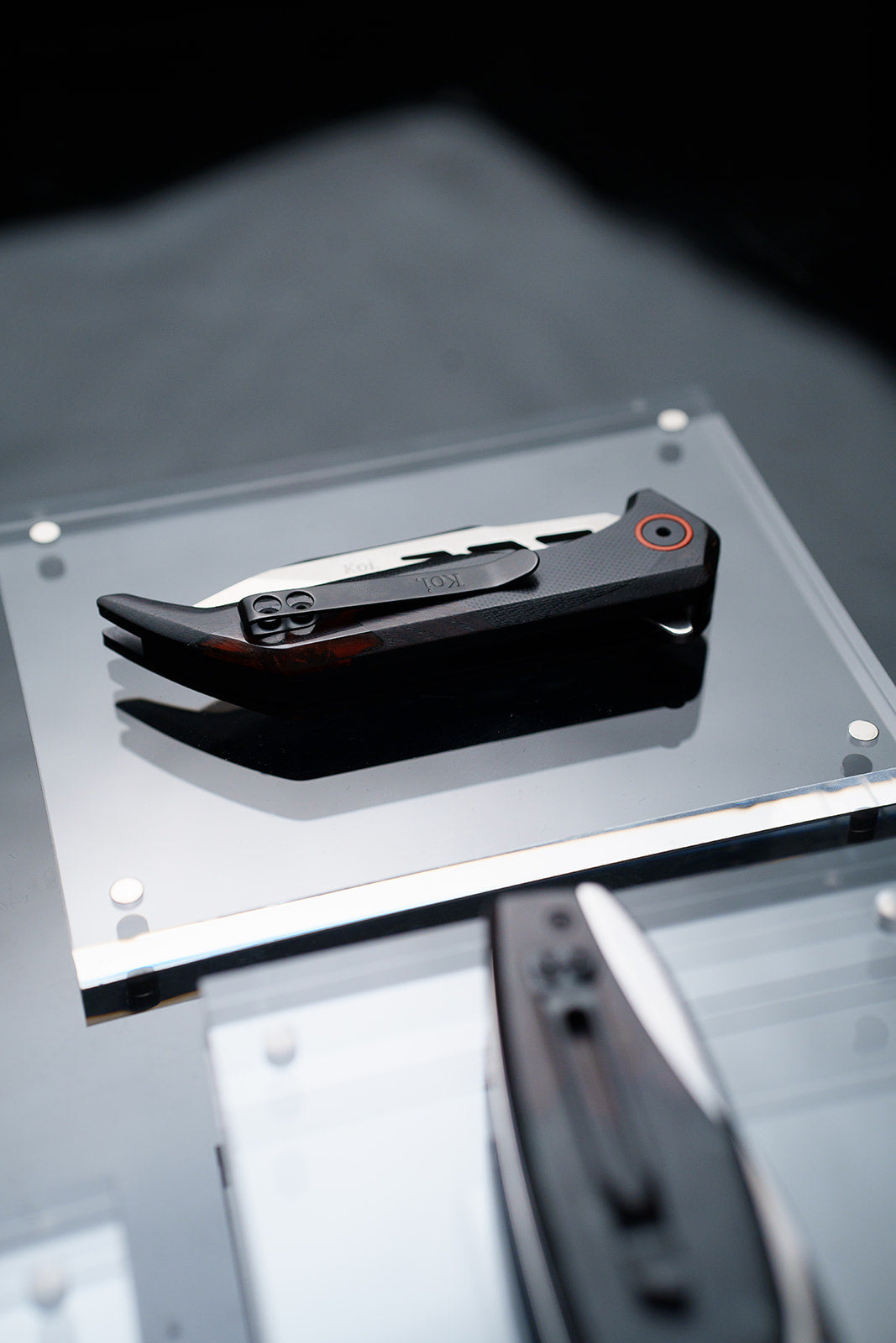 "Georgia" | The Glossy Black Cockatoo EDC Pocket Knife - Koi Knives