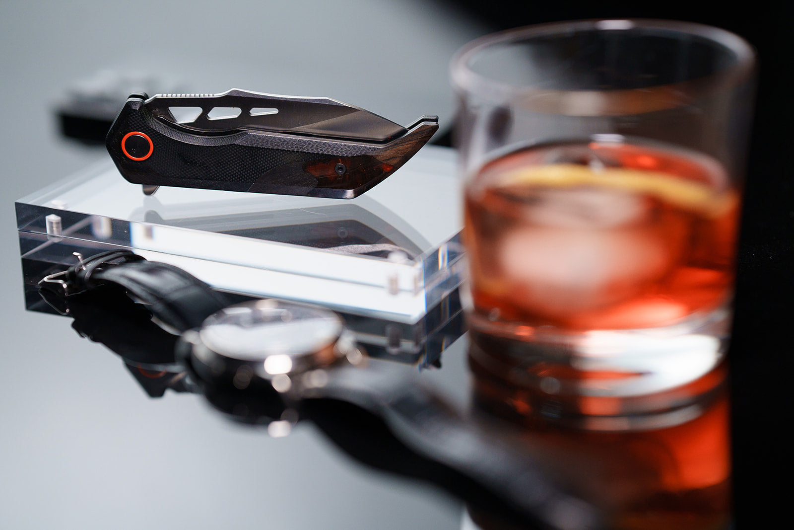 "Georgia" | The Glossy Black Cockatoo EDC Pocket Knife - Koi Knives