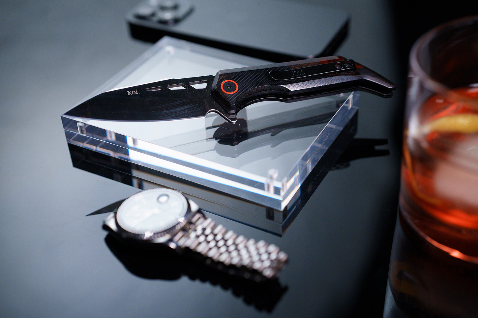 "Georgia" | The Glossy Black Cockatoo EDC Pocket Knife - Koi Knives