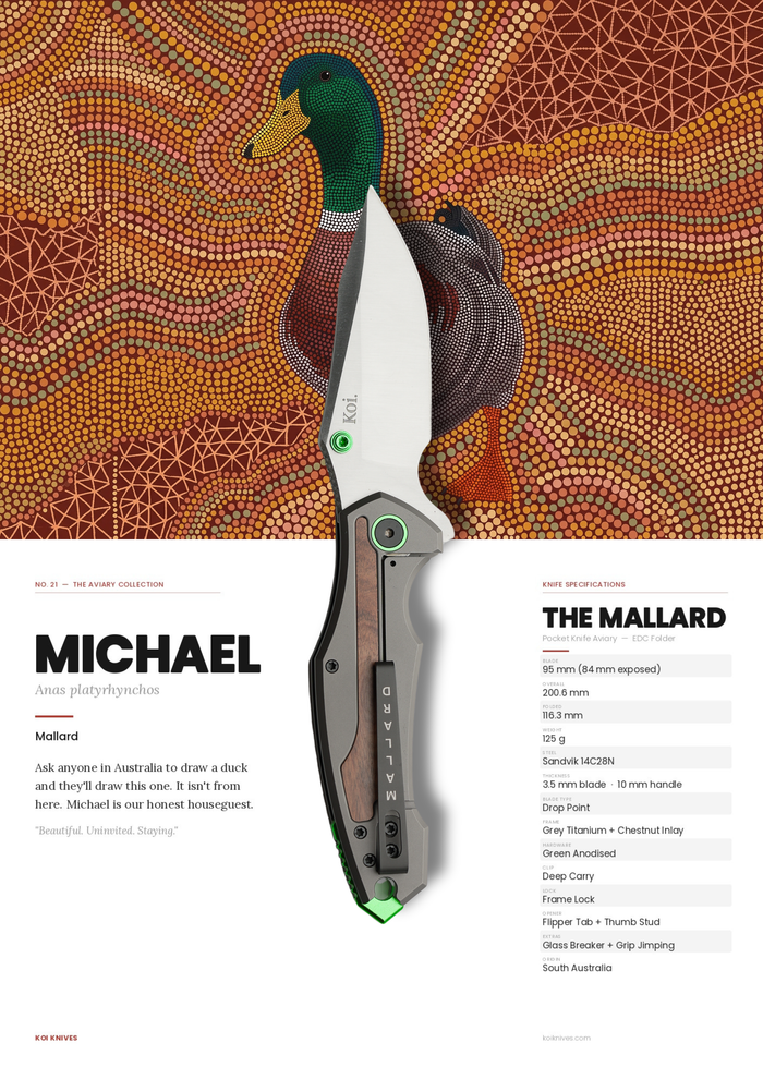 "Michael" | The Mallard Duck Pocket Knife