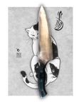 Patina Chef Knife | The "Wallaby" Knife | G10 Handle