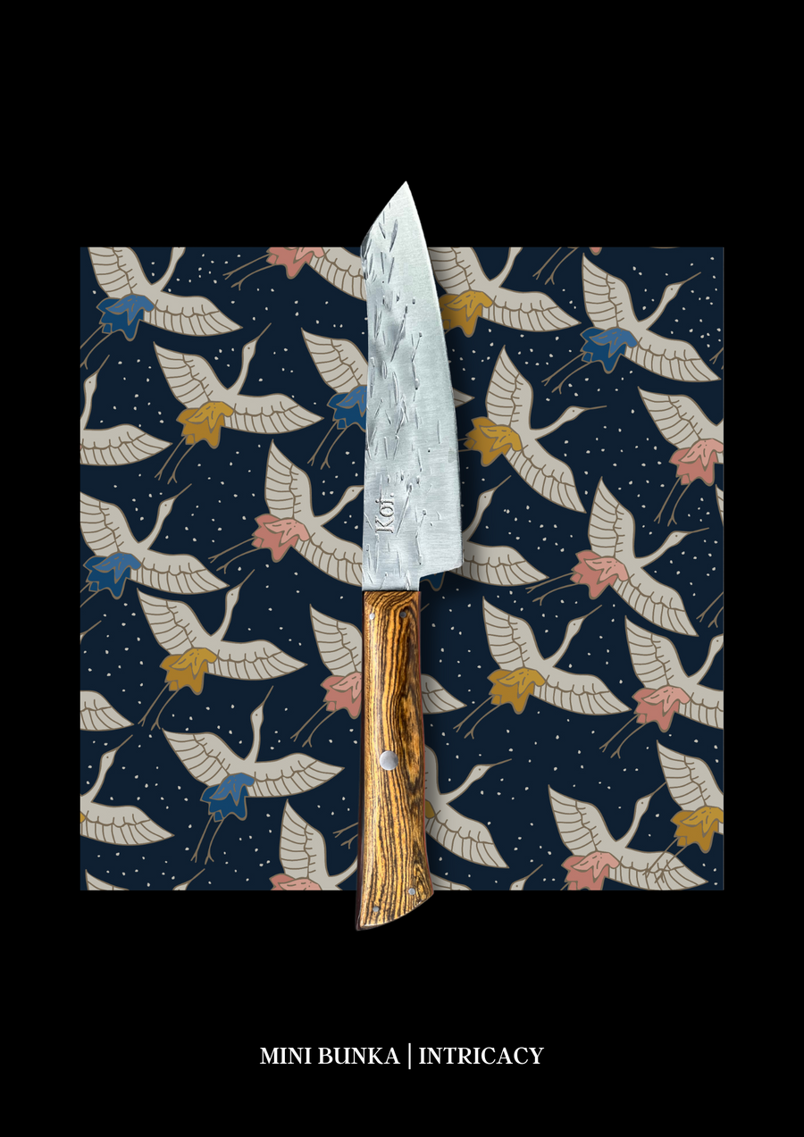 Bamboo & Ebony Mini Bunka - Koi Knives