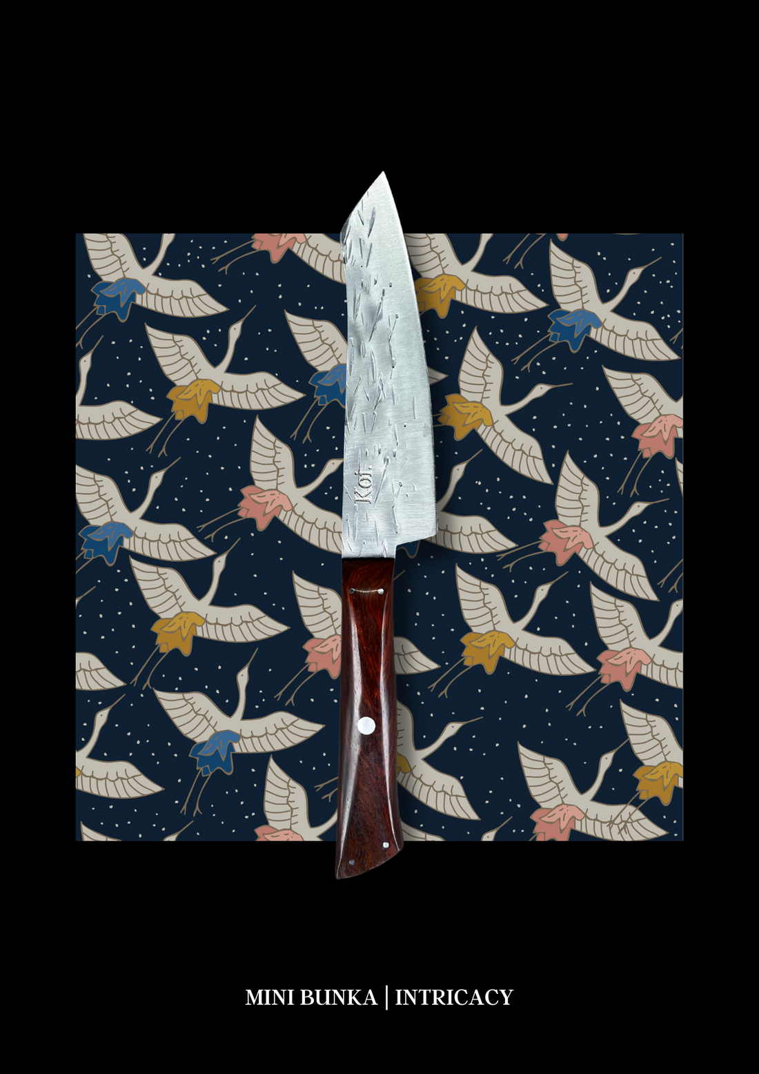 Bamboo & Ebony Mini Bunka - Koi Knives