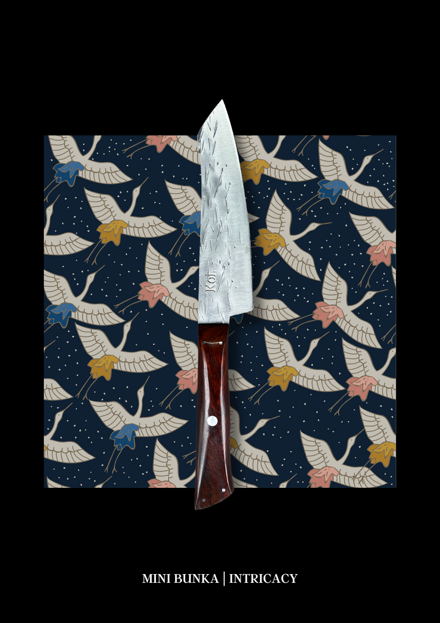 Bamboo & Ebony Mini Bunka - Koi Knives