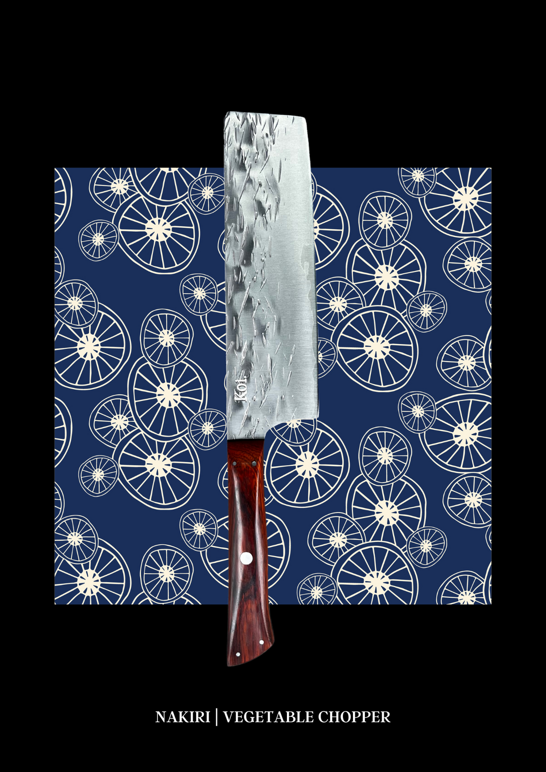 Bamboo & Ebony Nakiri - Koi Knives