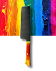 Nakiri Vegetable Knife | "Leaf Cutter" | Rainbow Collection