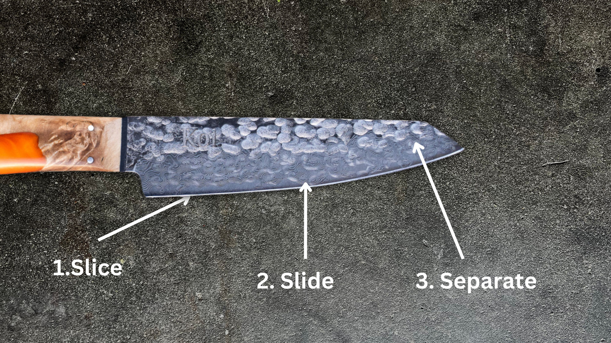 Hammered Paring - Koi Knives