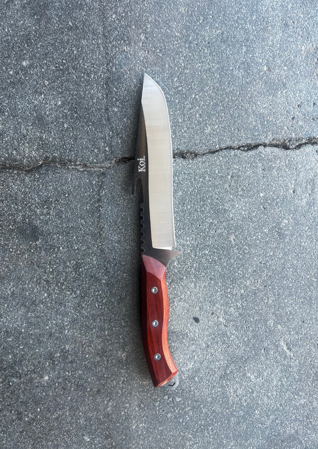 Bushman&#39;s Knife | Red Gum Handle - Koi Knives