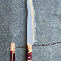 Australian Serrated Knife | "The Croc" Knife | Custom - Koi Knives