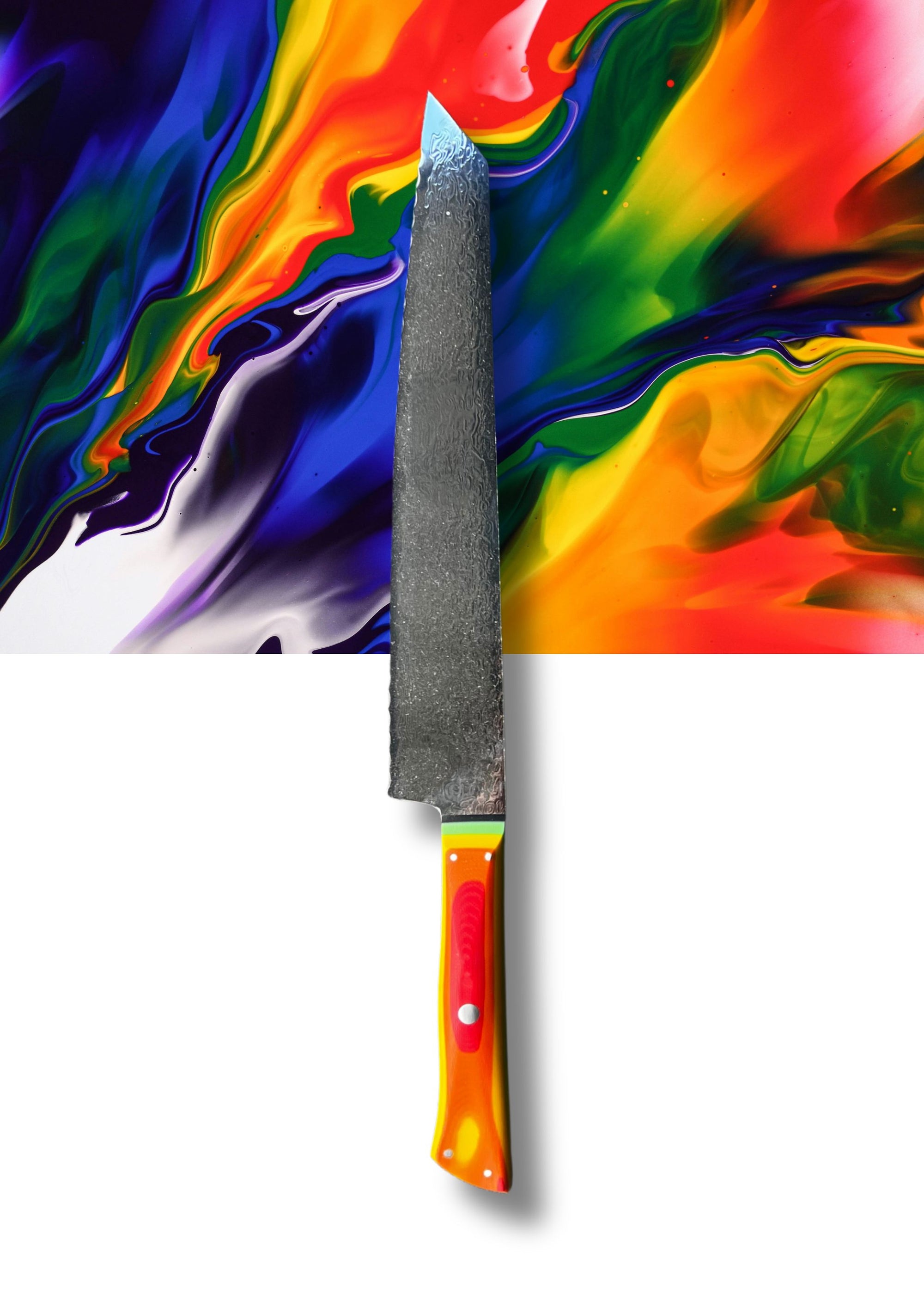 Bread Knife | "Serrated" | Rainbow Collection