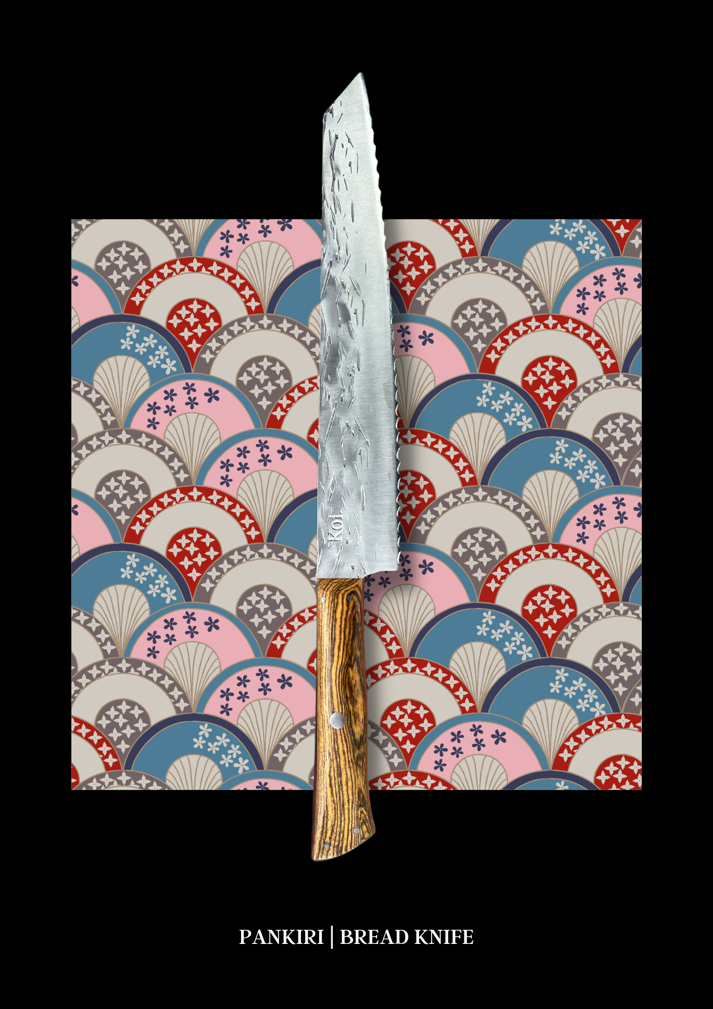 Bamboo &amp; Ebony Serrated - Koi Knives