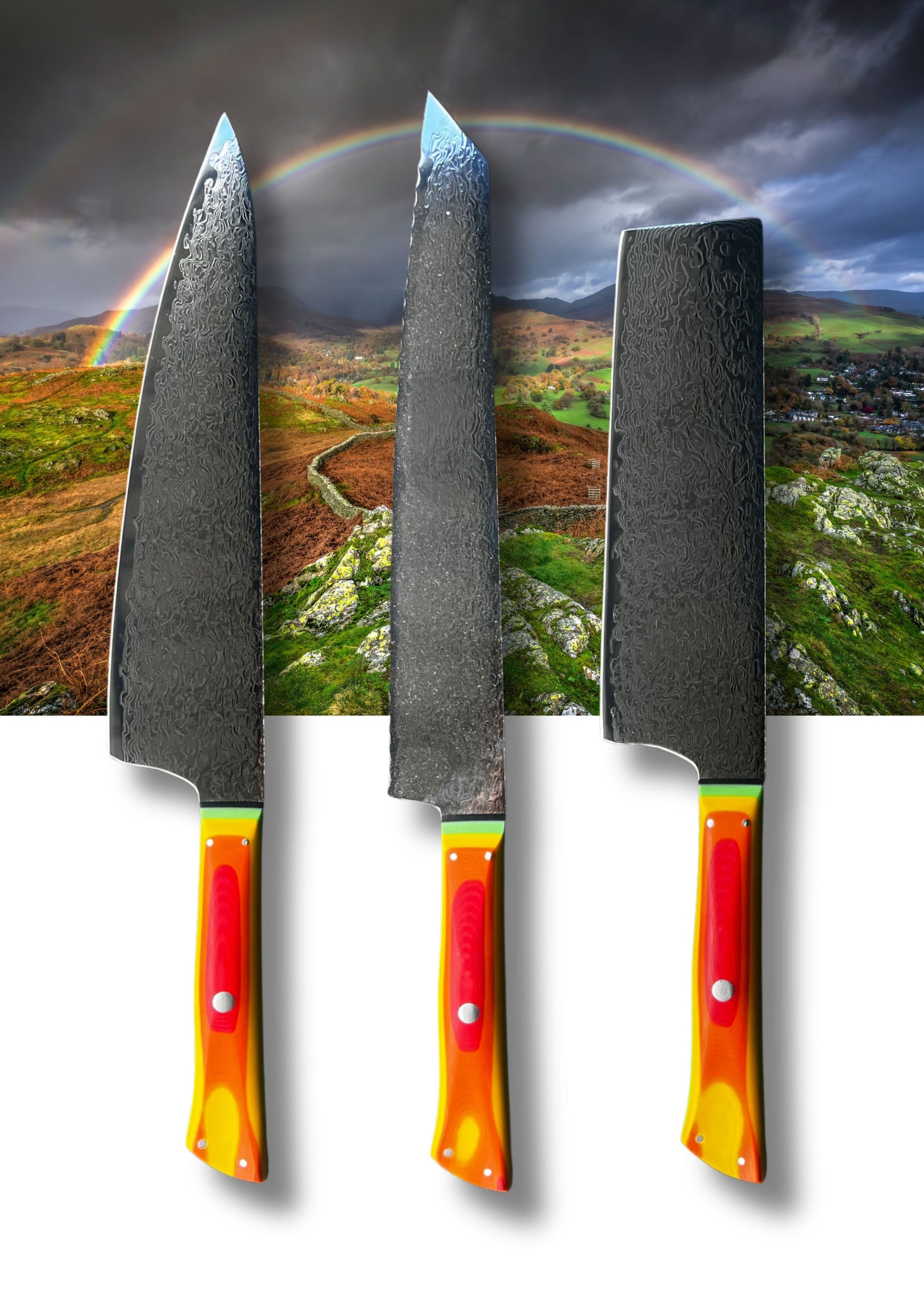 The Specialist 3 Knife Starter Set | Rainbow Collection