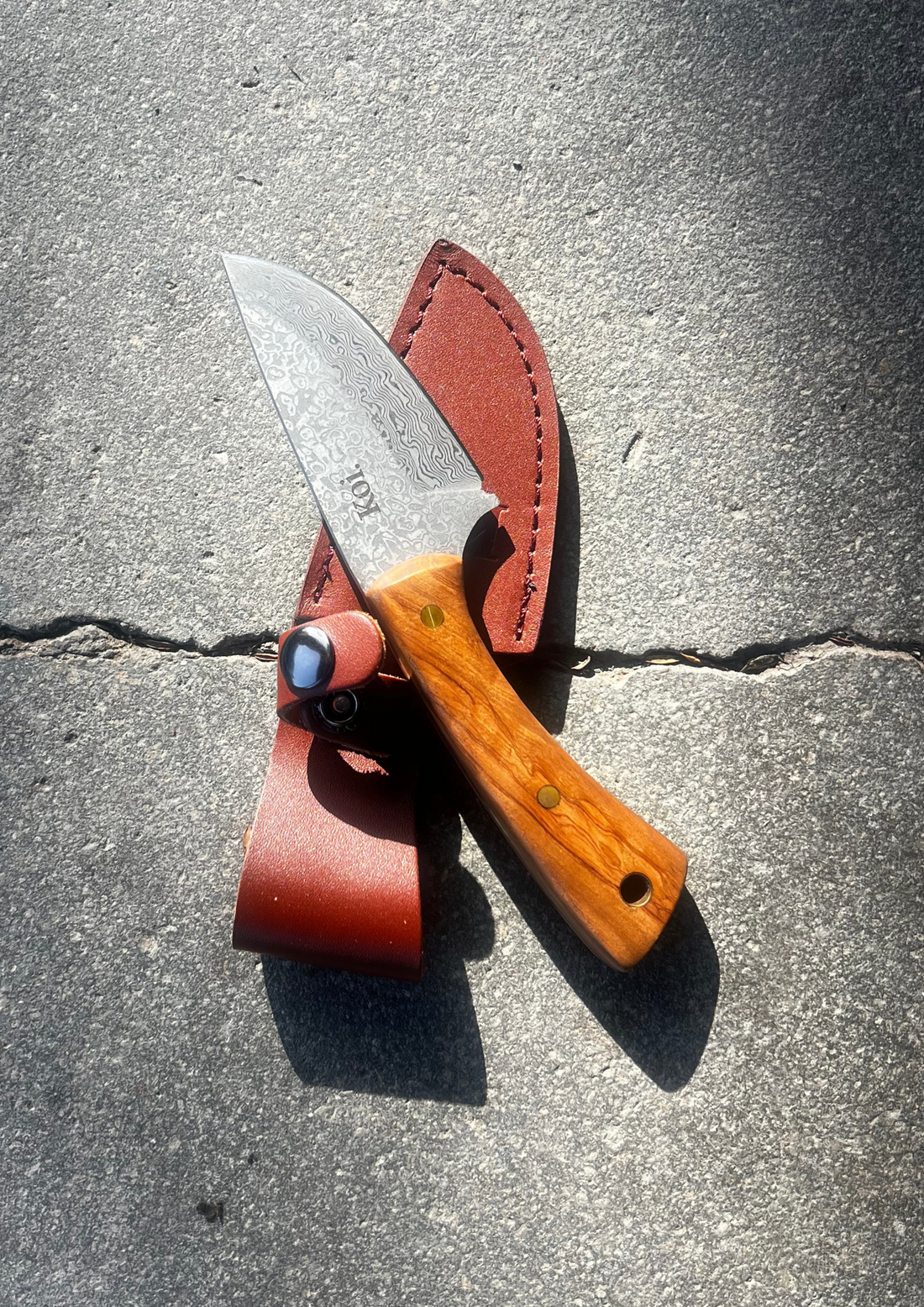 The "Fossicker" AKA "Mushroom Knife" - Koi Knives
