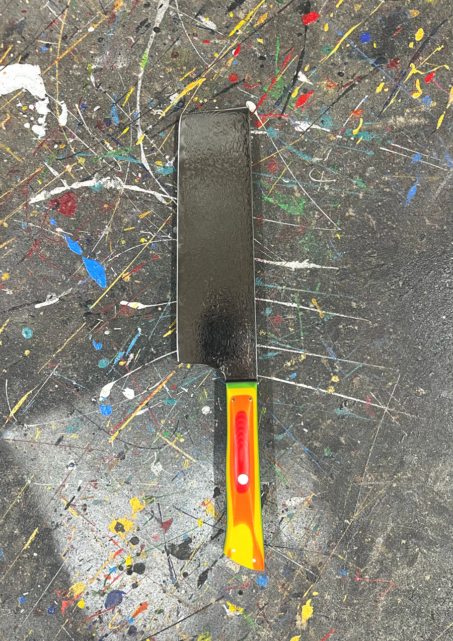 The Urban Rainbow Nakiri (Veg Chopper) - Koi Knives