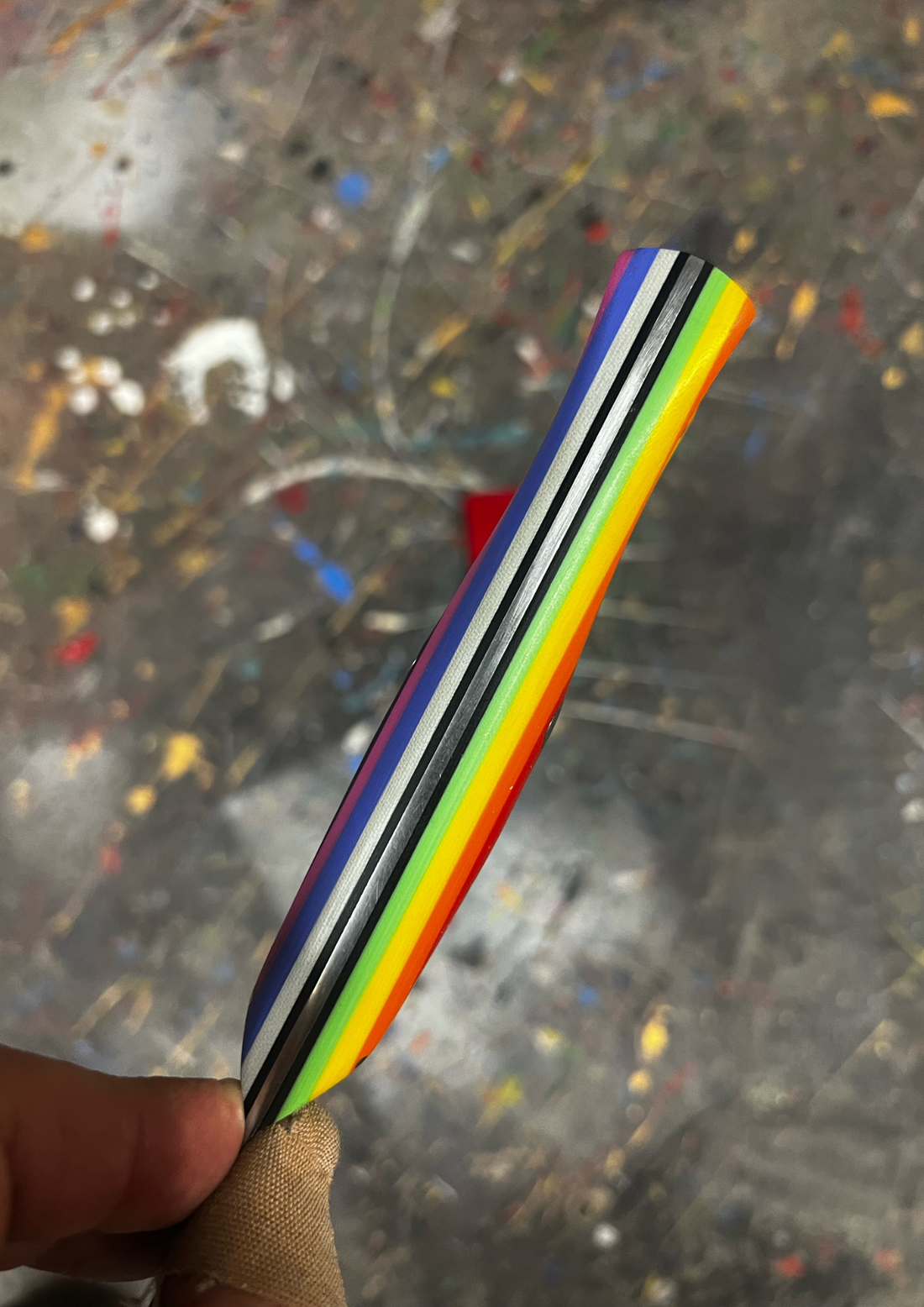 The Urban Rainbow Nakiri (Veg Chopper) - Koi Knives