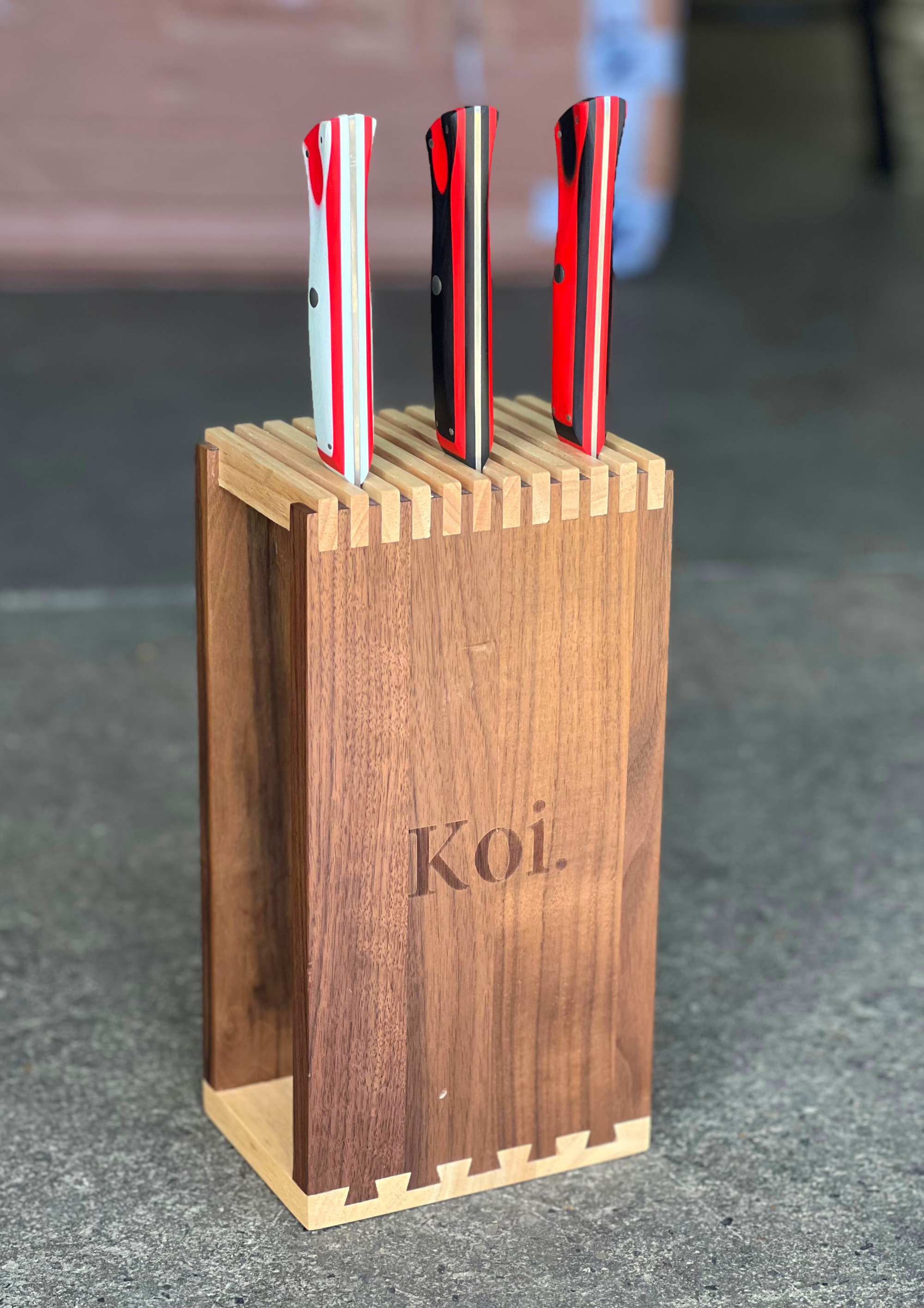 The Bamboo Knife 3 Set - Koi Knives