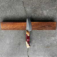Magnetic Knife Rack - 45cm Walnut Wood - Koi Knives