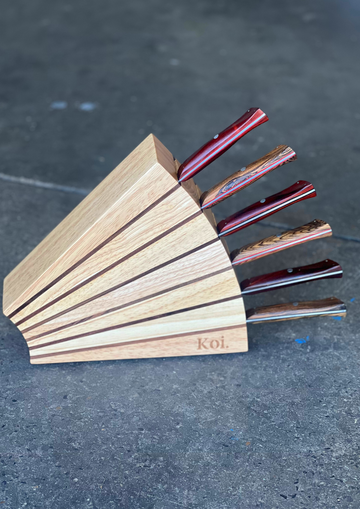 Fan Rack | "Light Naked" Knife Rack - Koi Knives