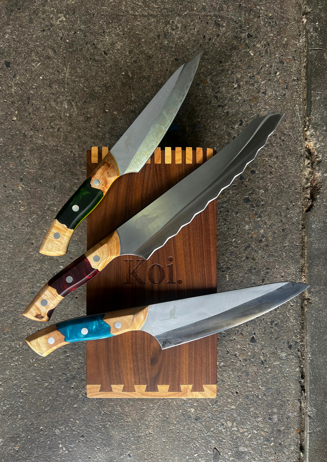 Big Red Pack | 3 Knives - Koi Knives
