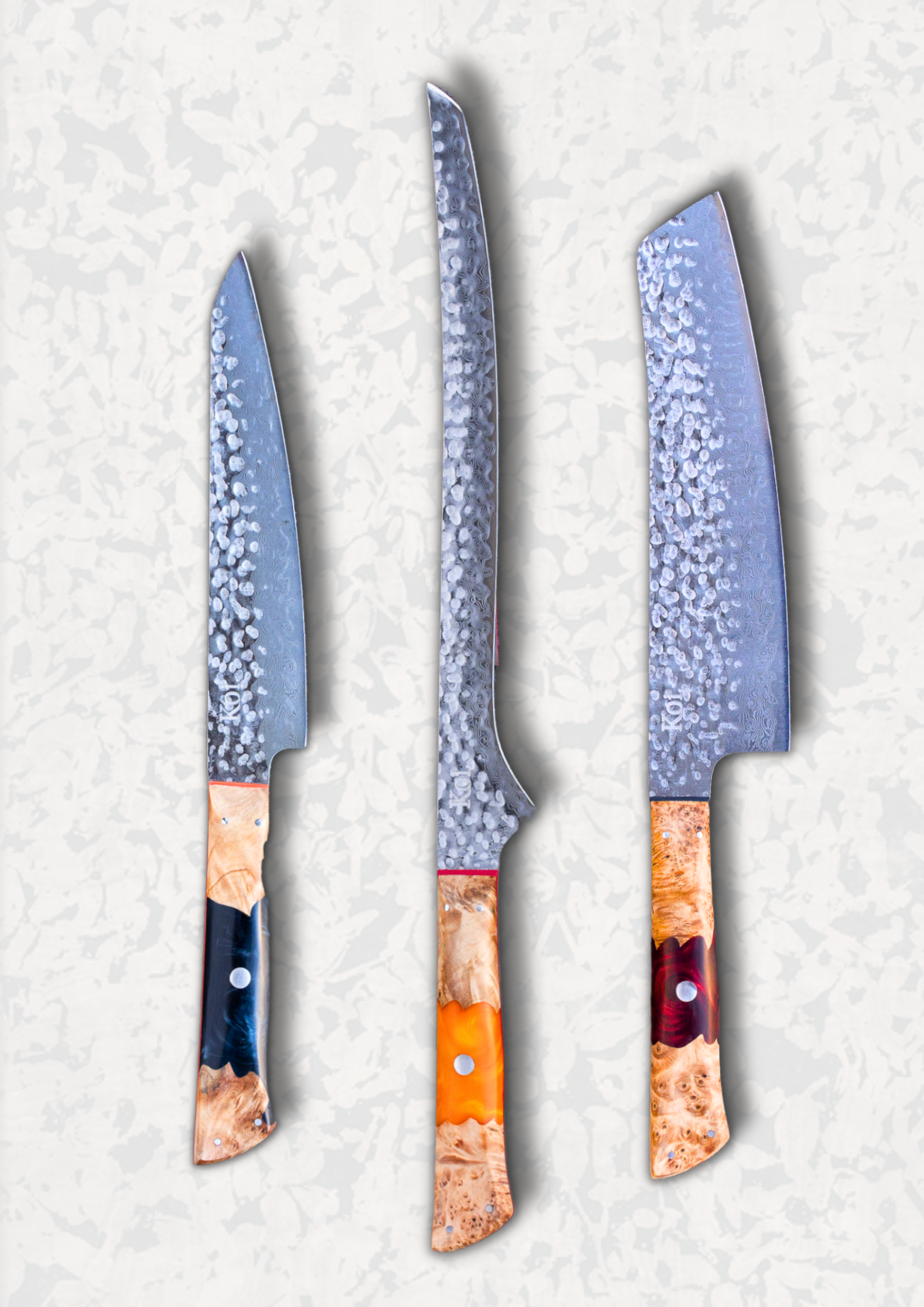 3 Piece - Veg Shopper, Slicer &amp; Utility - Koi Knives