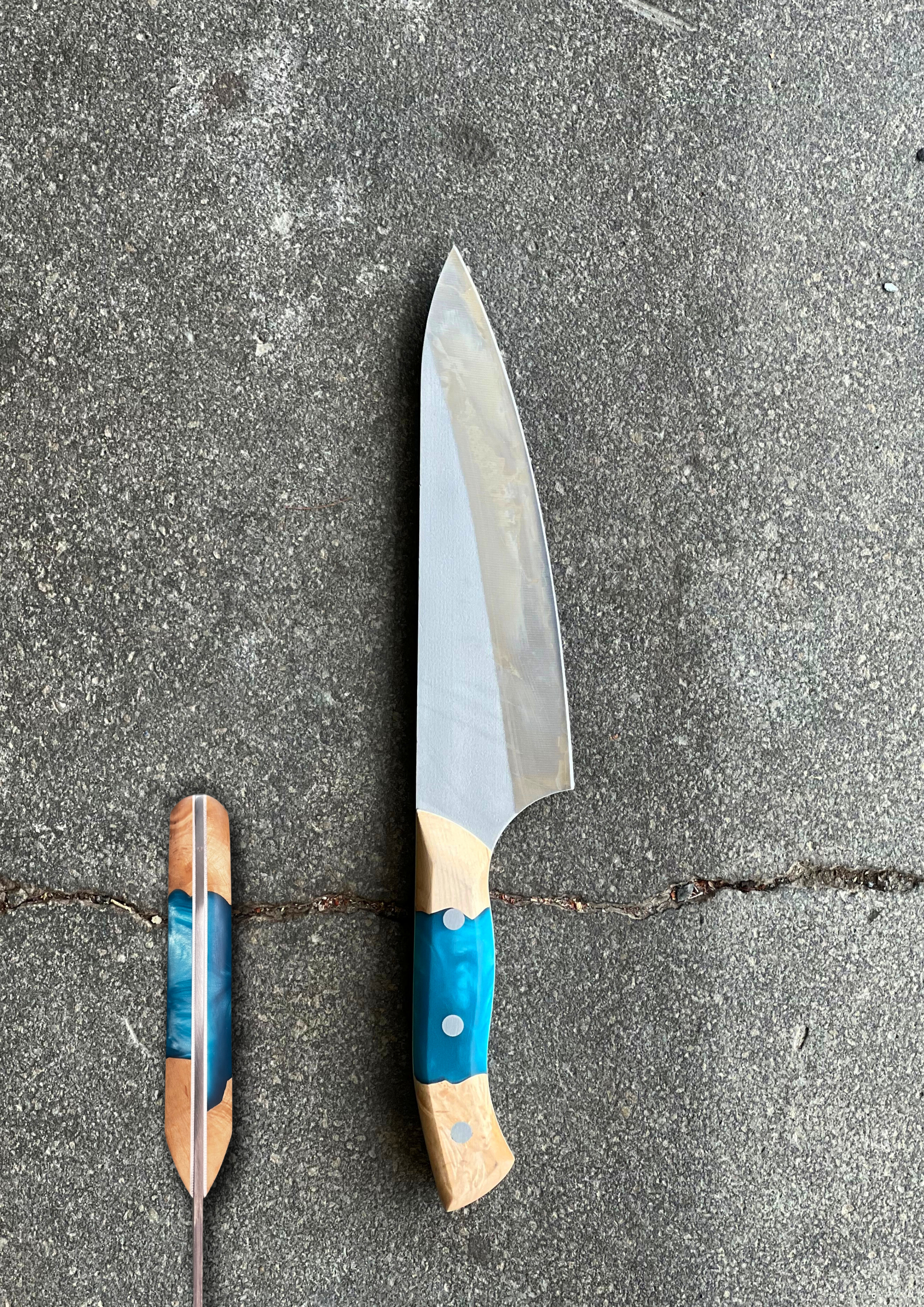 Australian Classic Chef&#39;s Knife | The &quot;Wallaby&quot; | Custom - Koi Knives