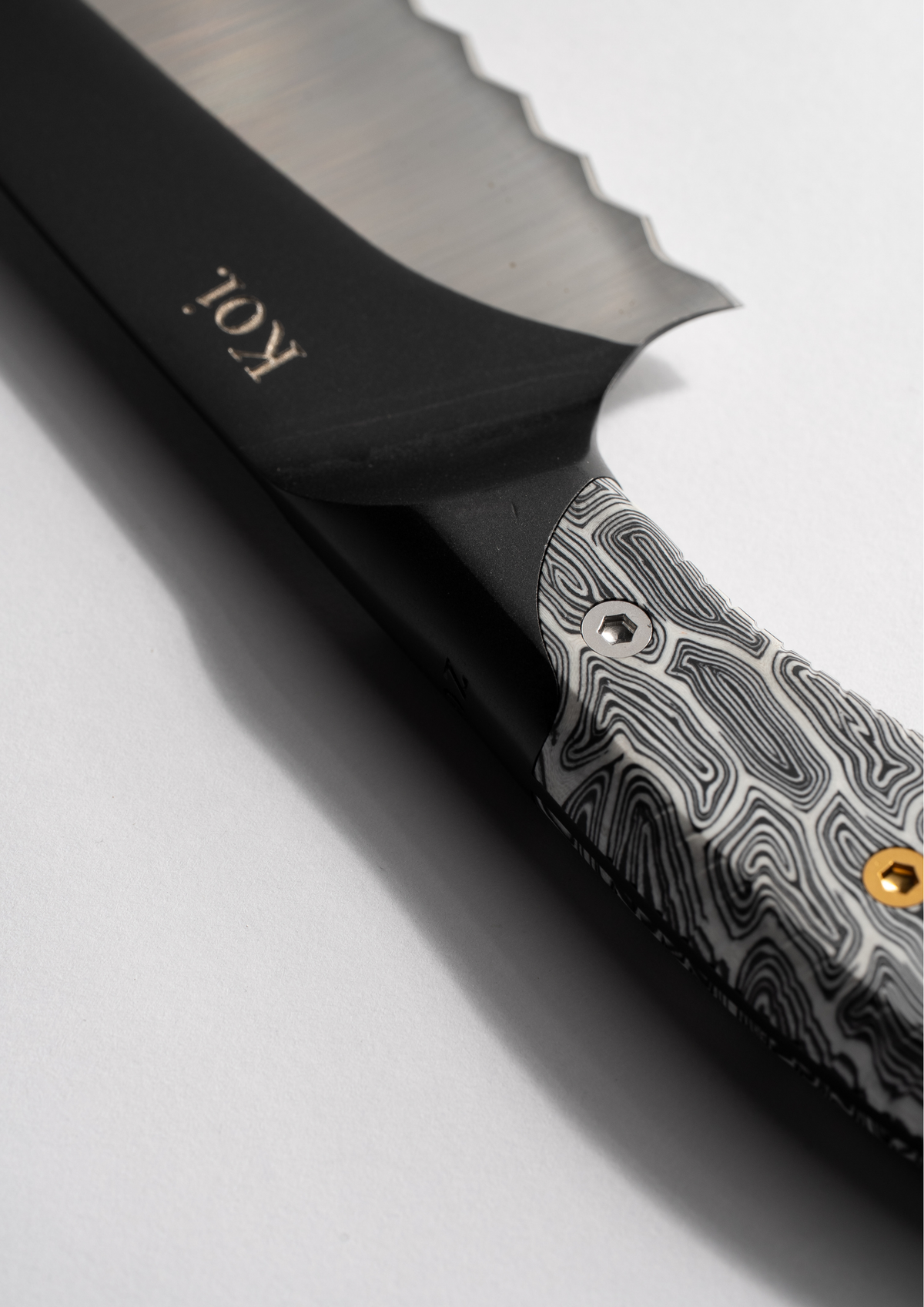 The White "King of the BBQ" Knife &amp; Echidna Fork