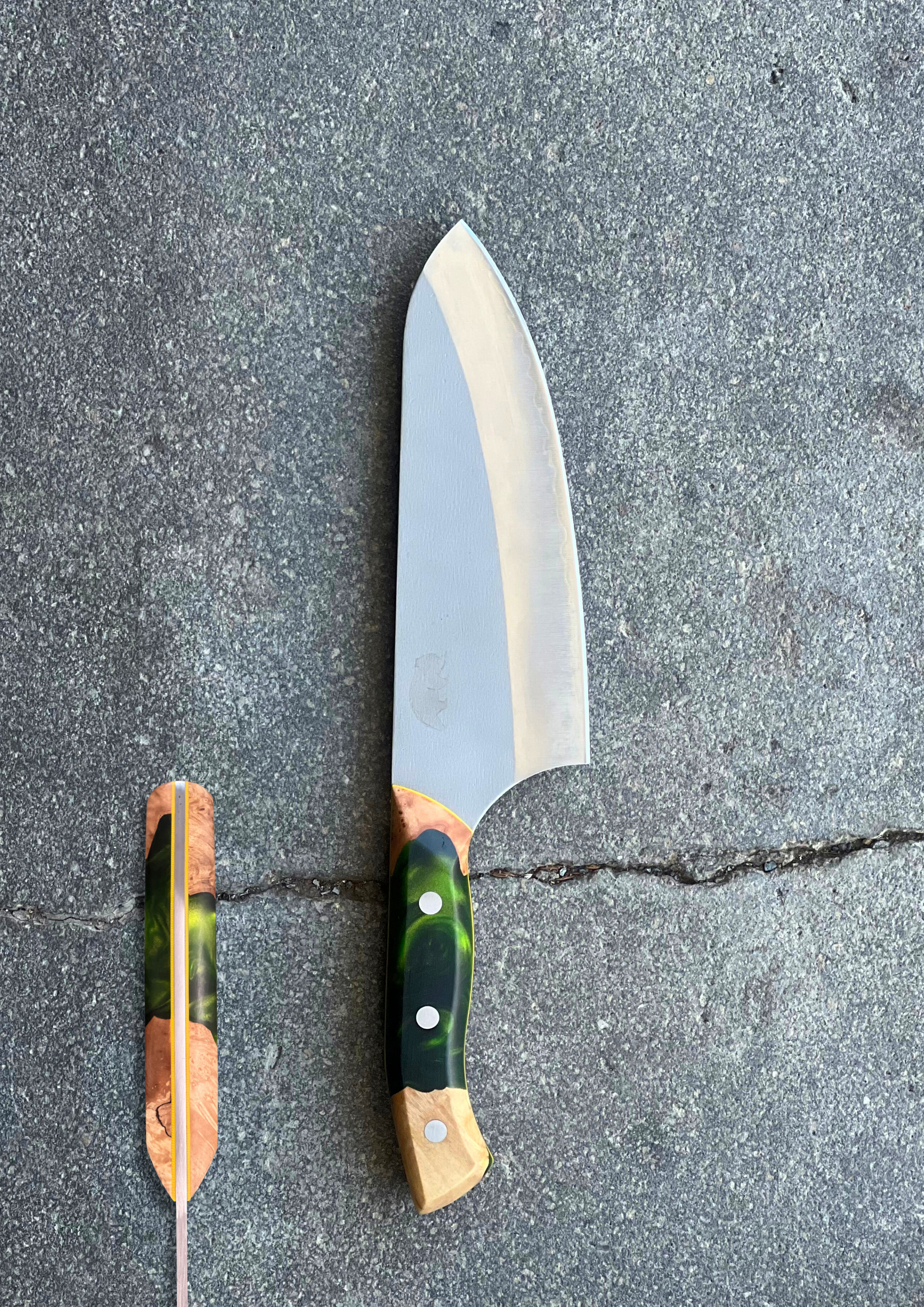 Australian Chef&#39;s Chopper | The &quot;Wombat&quot; Chopper | Custom - Koi Knives